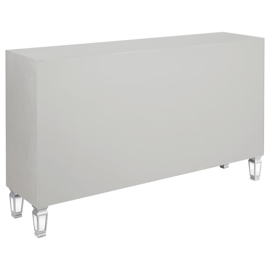 Leticia Silver Accent Cabinet - furniture place usa