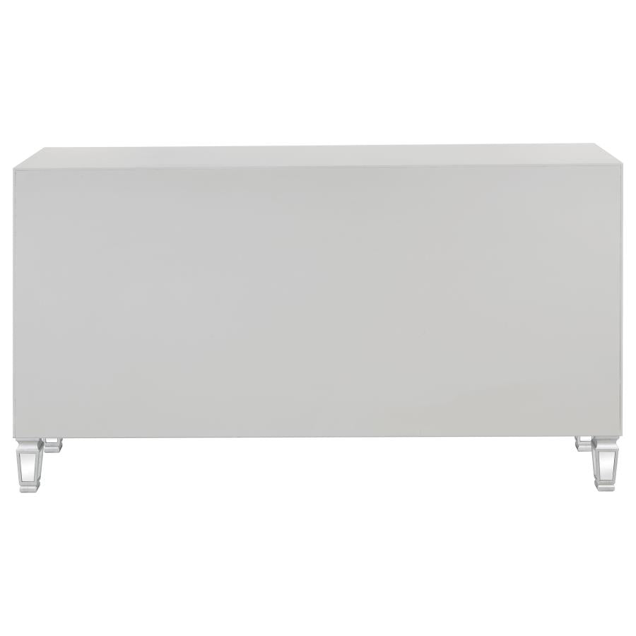 Leticia Silver Accent Cabinet - furniture place usa