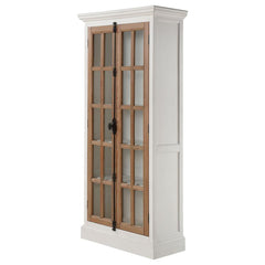 Tammi White Tall Accent Cabinet - furniture place usa