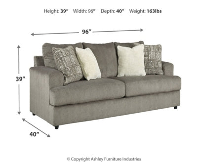 Soletren Sofa, Loveseat, Chair and Ottoman - furniture place usa