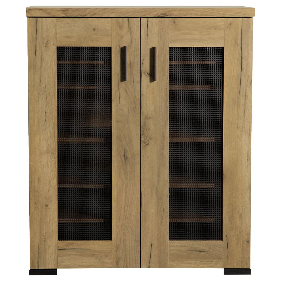 Bristol Brown Shoe Cabinet - furniture place usa