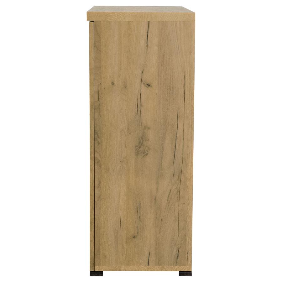 Bristol Brown Shoe Cabinet - furniture place usa