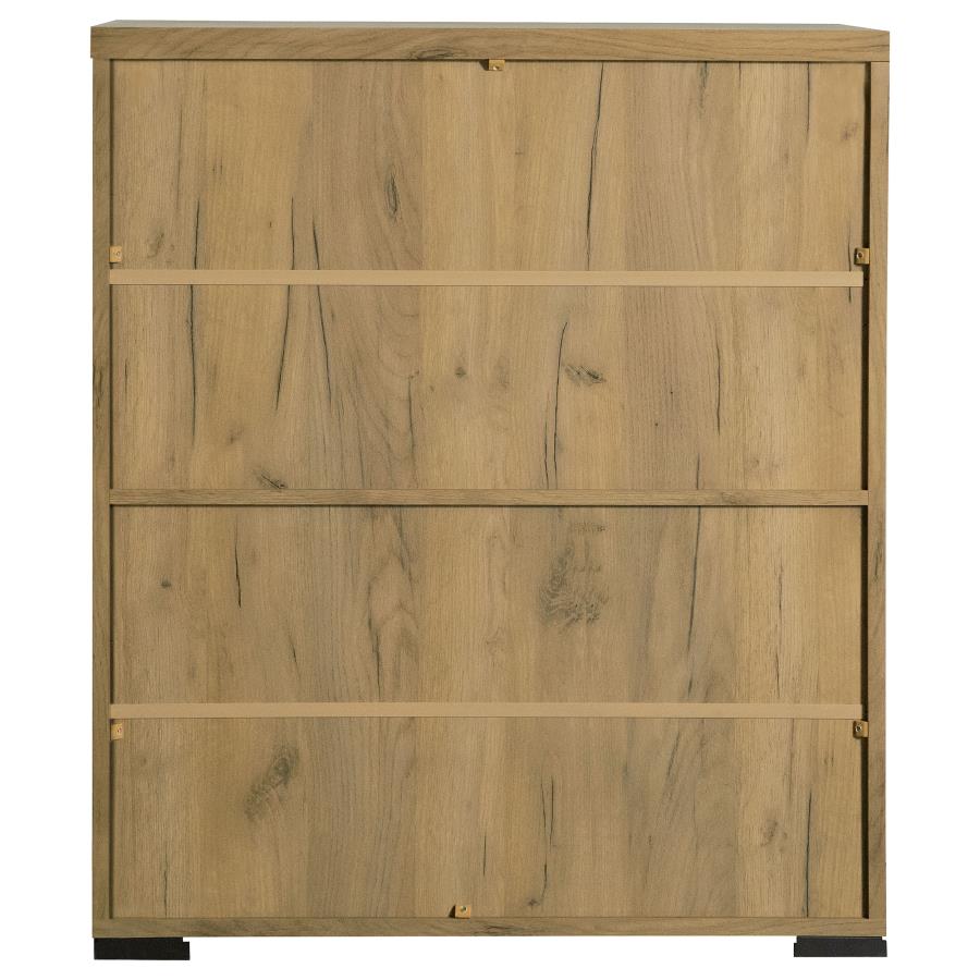 Bristol Brown Shoe Cabinet - furniture place usa