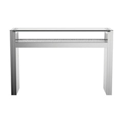 Edna Silver Console Table - furniture place usa