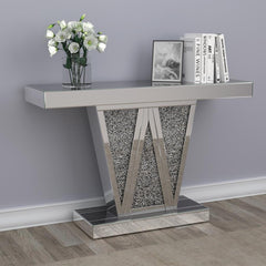 Crocus Silver Console Table - furniture place usa