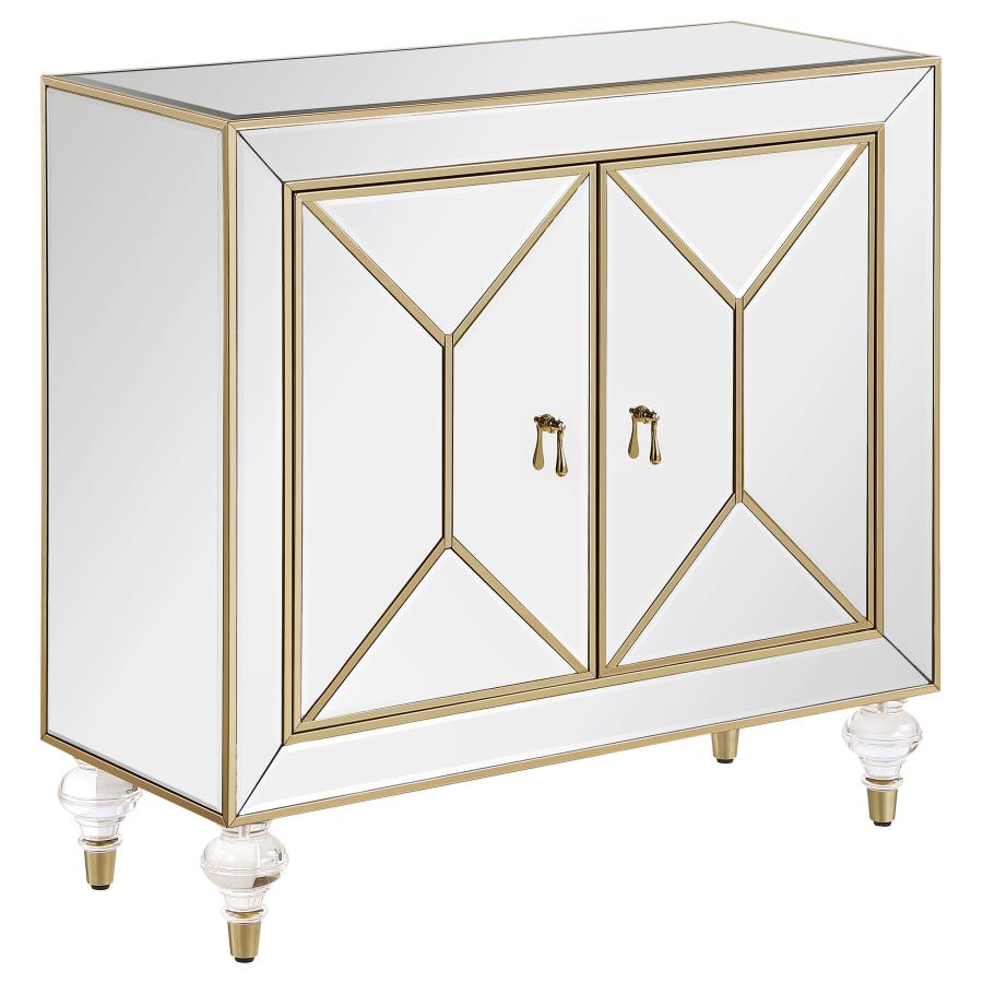 Lupin Silver Accent Cabinet - furniture place usa