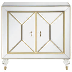 Lupin Silver Accent Cabinet - furniture place usa