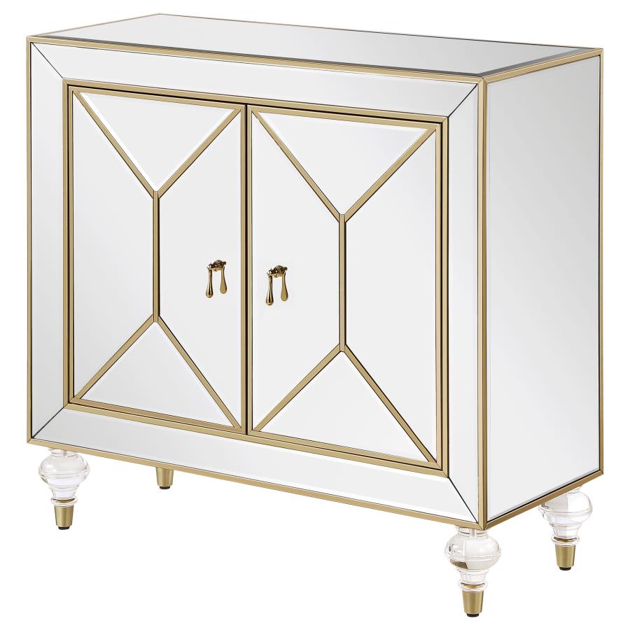 Lupin Silver Accent Cabinet - furniture place usa