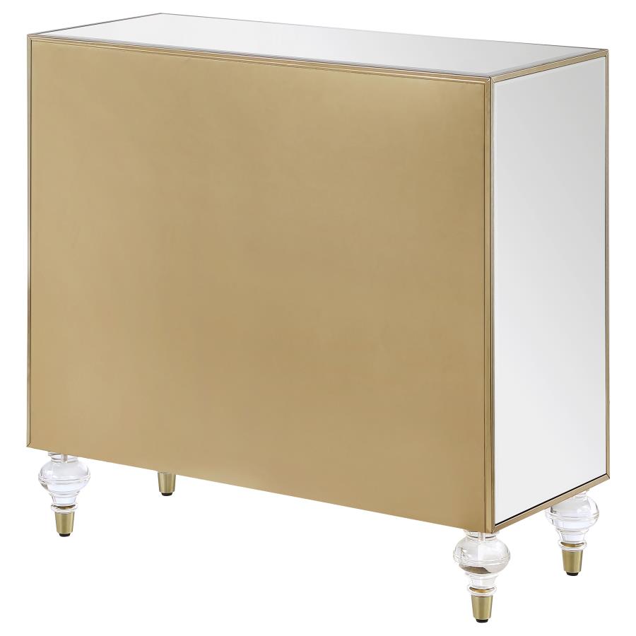 Lupin Silver Accent Cabinet - furniture place usa