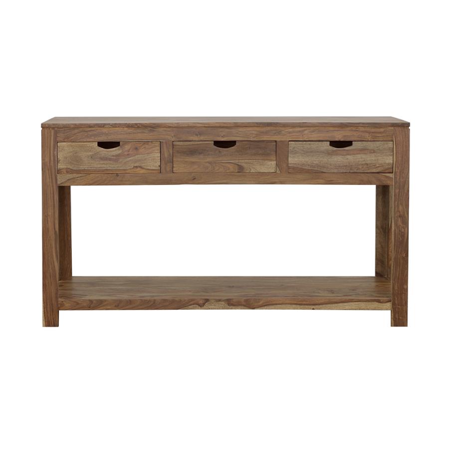 Esther Brown Console Table - furniture place usa