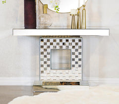 Claire Silver Console Table - furniture place usa