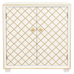 Belinda White Accent Cabinet - furniture place usa