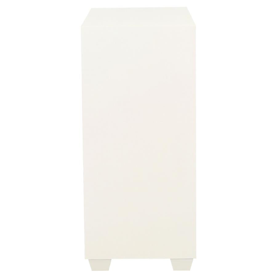 Belinda White Accent Cabinet - furniture place usa