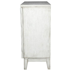 Moody White Accent Cabinet - furniture place usa