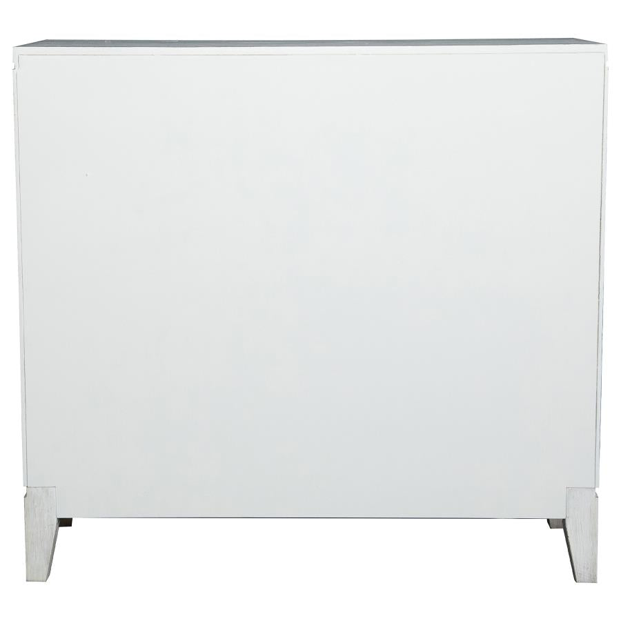 Moody White Accent Cabinet - furniture place usa