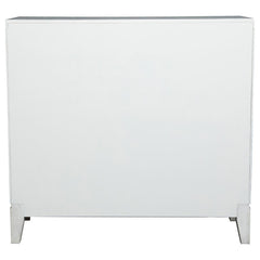 Moody White Accent Cabinet - furniture place usa