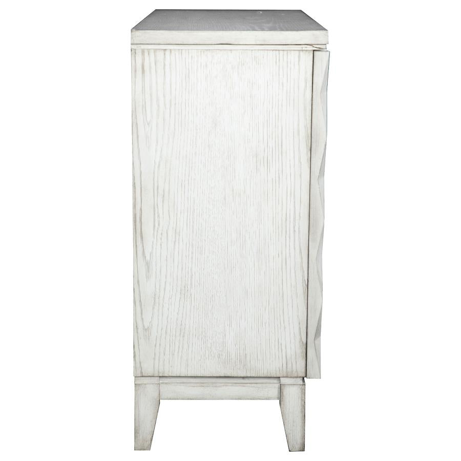 Moody White Accent Cabinet - furniture place usa