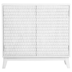 Gambon White Accent Cabinet - furniture place usa