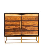 Zara Brown Accent Cabinet - furniture place usa