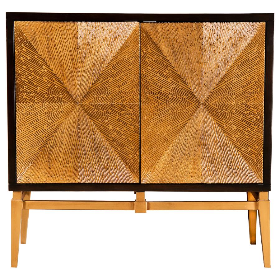 Zira Brown Accent Cabinet - furniture place usa