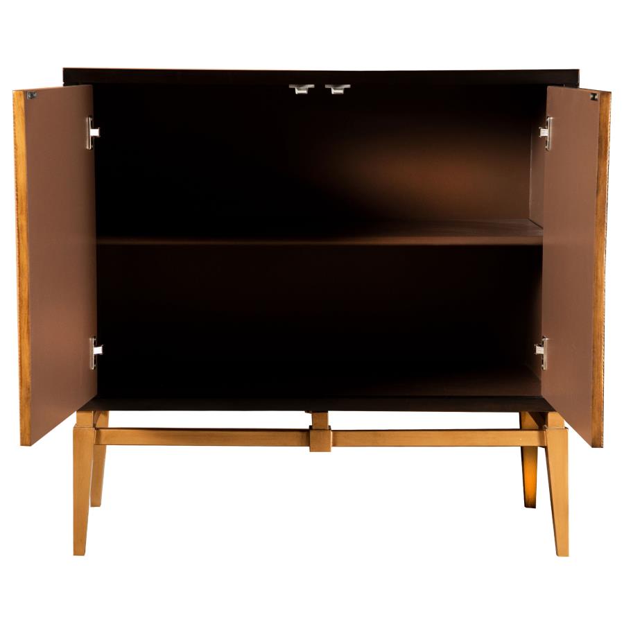 Zira Brown Accent Cabinet - furniture place usa