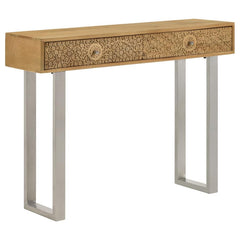 Draco Brown Console Table - furniture place usa