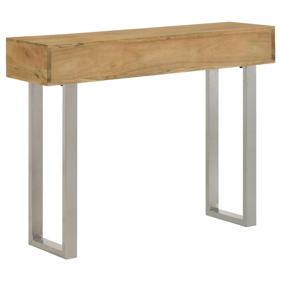 Draco Brown Console Table - furniture place usa