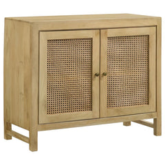 Zamora Brown Accent Cabinet - furniture place usa