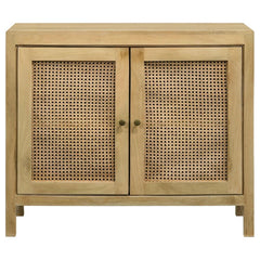 Zamora Brown Accent Cabinet - furniture place usa