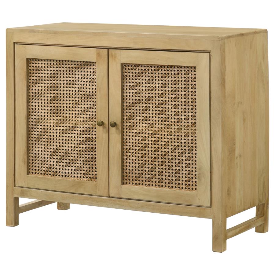 Zamora Brown Accent Cabinet - furniture place usa