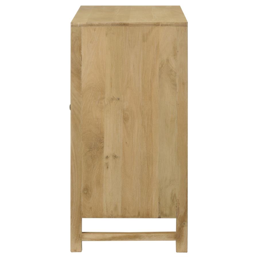 Zamora Brown Accent Cabinet - furniture place usa