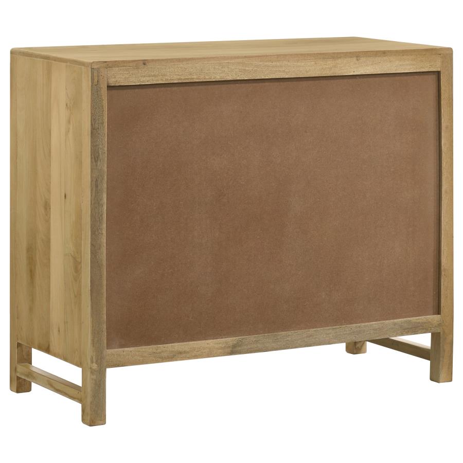 Zamora Brown Accent Cabinet - furniture place usa