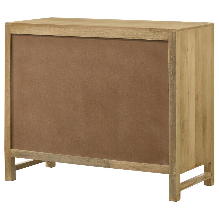 Zamora Brown Accent Cabinet - furniture place usa