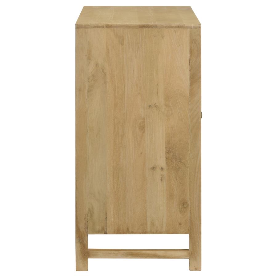 Zamora Brown Accent Cabinet - furniture place usa