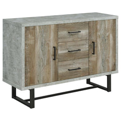 Abelardo Brown Accent Cabinet - furniture place usa