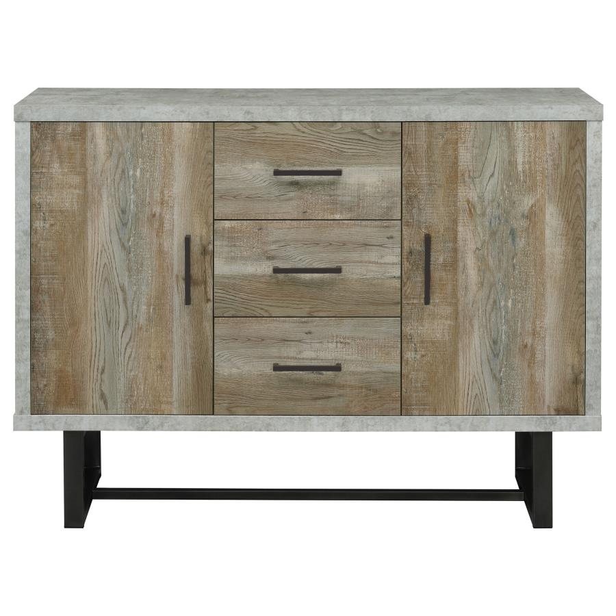 Abelardo Brown Accent Cabinet - furniture place usa