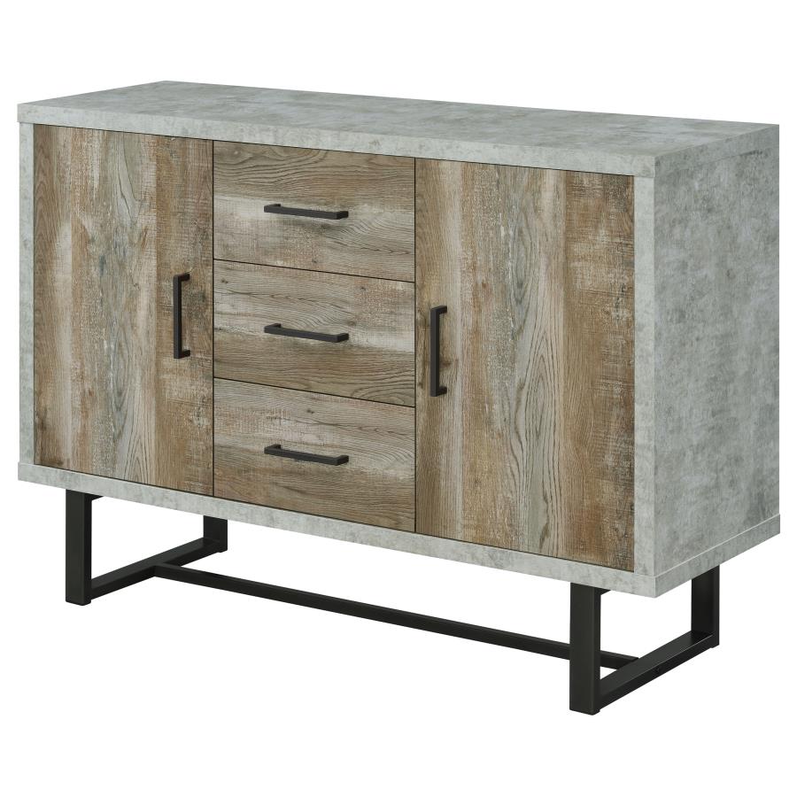 Abelardo Brown Accent Cabinet - furniture place usa