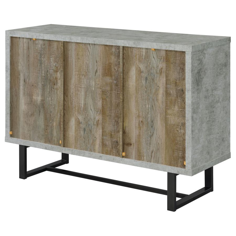 Abelardo Brown Accent Cabinet - furniture place usa