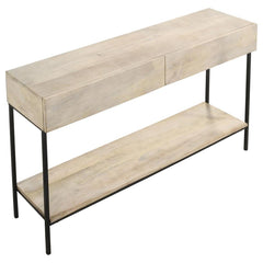 Rubeus Beige Console Table - furniture place usa