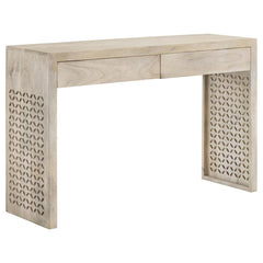 Rickman Beige Console Table - furniture place usa