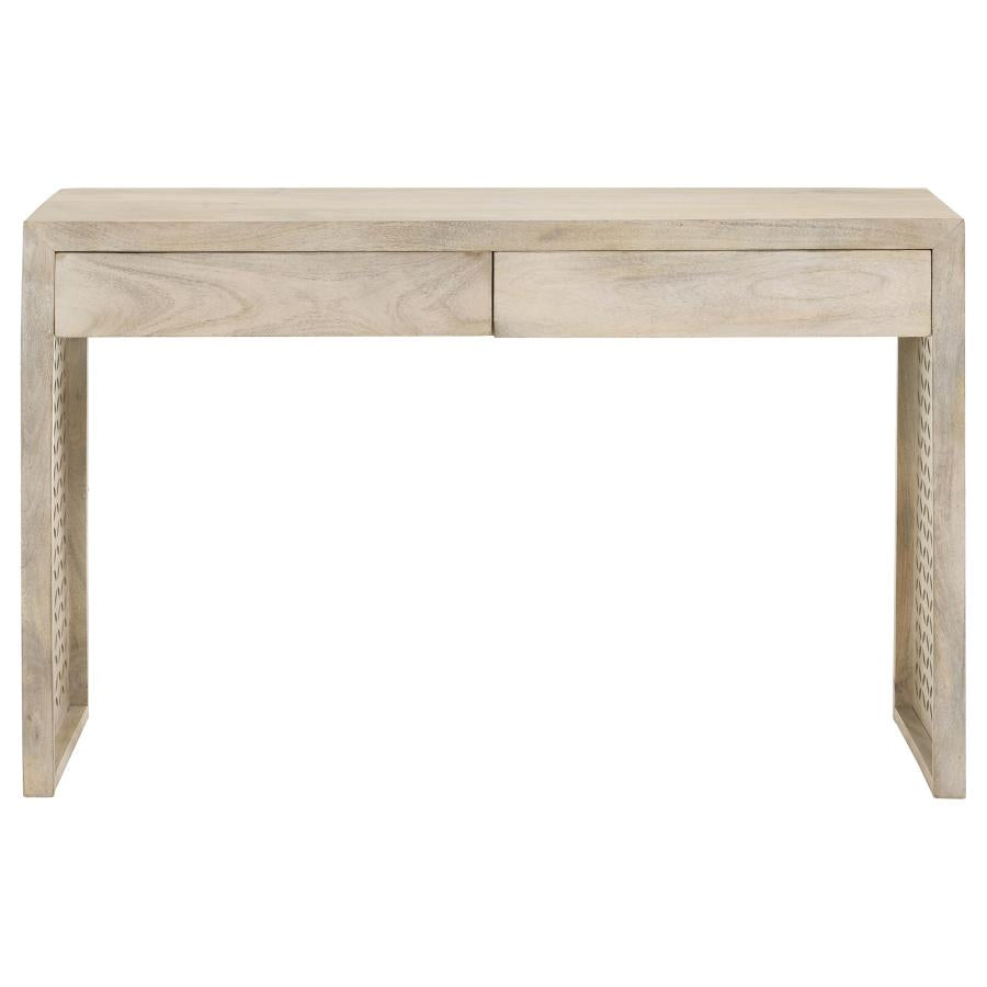 Rickman Beige Console Table - furniture place usa