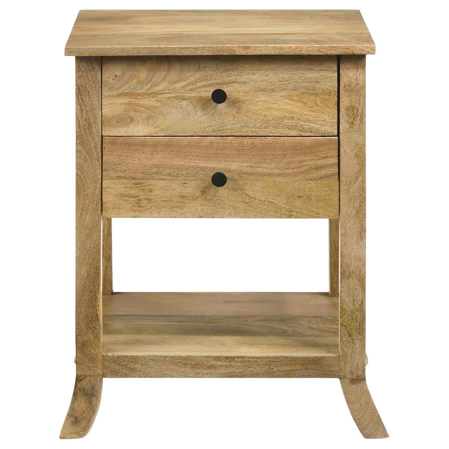 Russo Brown Side Table - furniture place usa