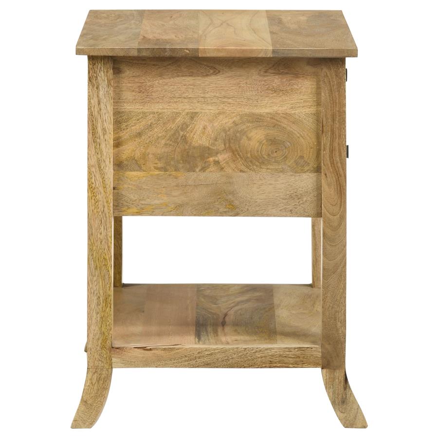 Russo Brown Side Table - furniture place usa