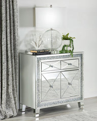 Arwen Silver Accent Cabinet - furniture place usa