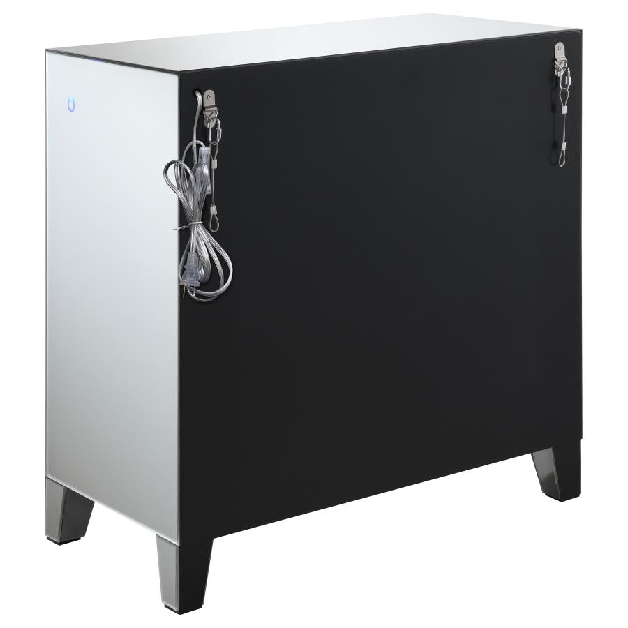 Arwen Silver Accent Cabinet - furniture place usa