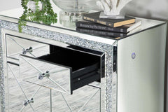 Arwen Silver Accent Cabinet - furniture place usa