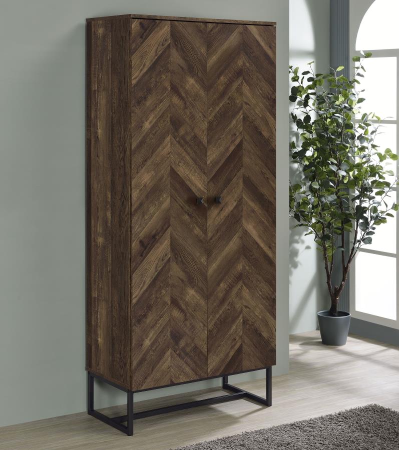 Carolyn Brown Tall Accent Cabinet - furniture place usa