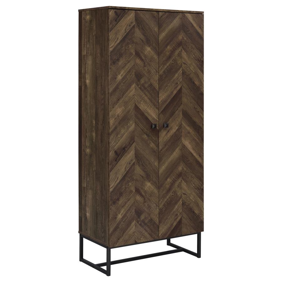 Carolyn Brown Tall Accent Cabinet - furniture place usa