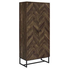 Carolyn Brown Tall Accent Cabinet - furniture place usa