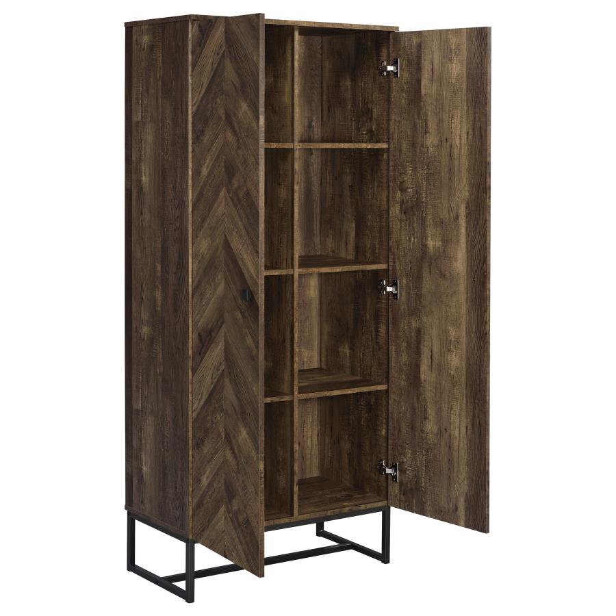 Carolyn Brown Tall Accent Cabinet - furniture place usa